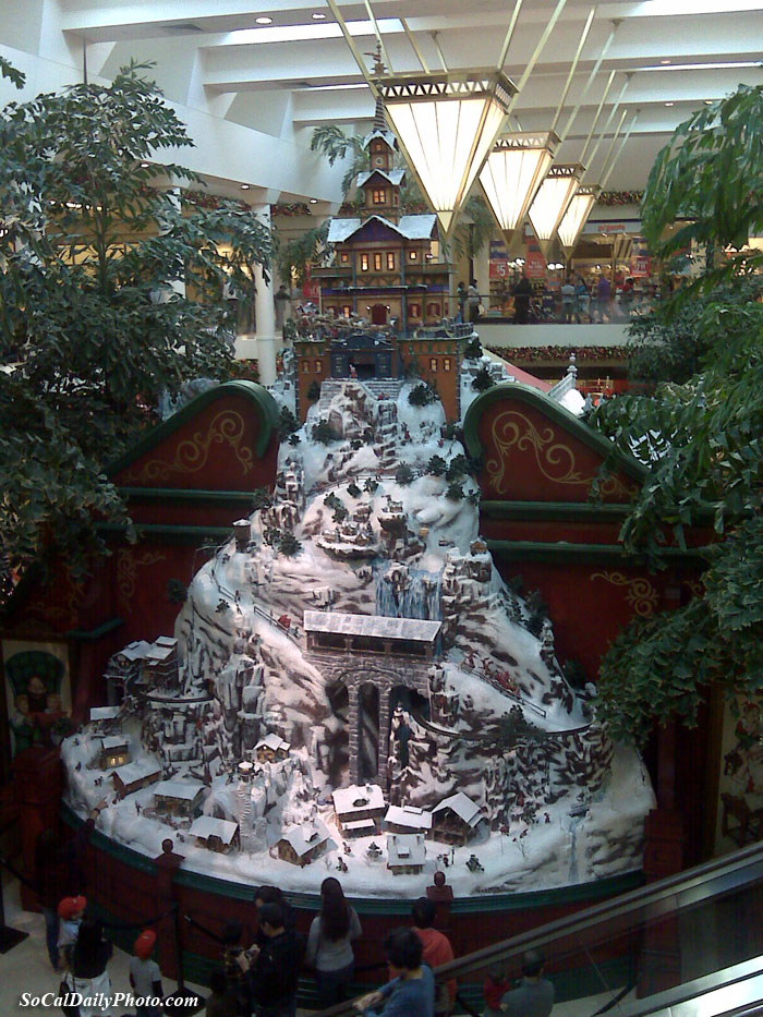 Christmas at the South Coast Plaza mall