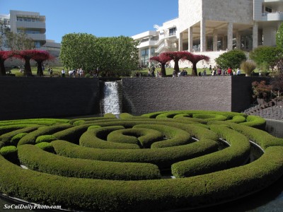 Getty Center Museum Garden Maze | Southern California Daily Photo